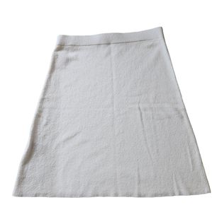 Rebecca Taylor NWT Mini Bouclé Knit Pencil Skirt Size XL, White